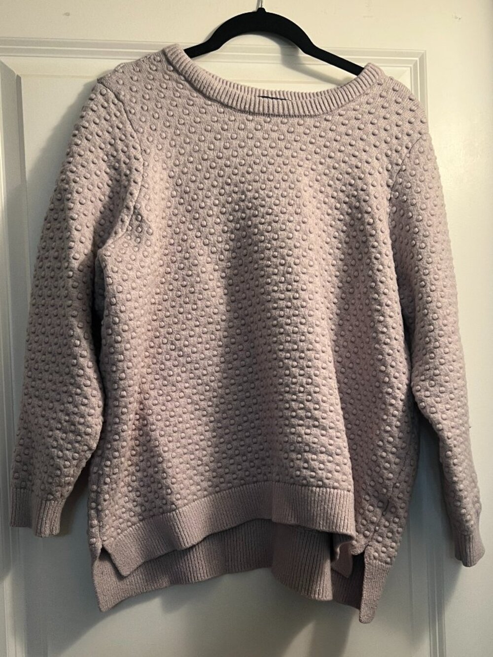 Modcloth Bubble Sweater Gray 1X
